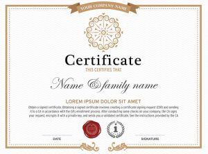 Nail Technician Course Certificate