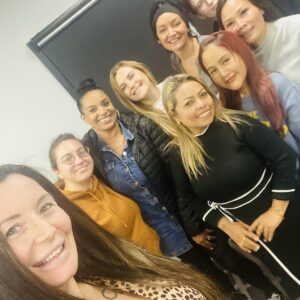 Group Selfie of Women Nail Technicians